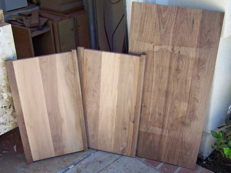 Sides and bottom of the lower cabinet