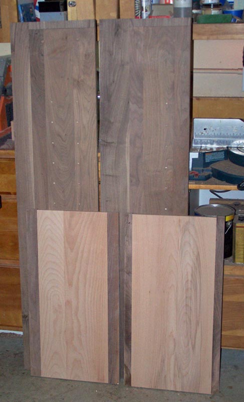 Sides for the third set of cabinets