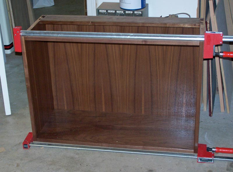Lower cabinet glued up