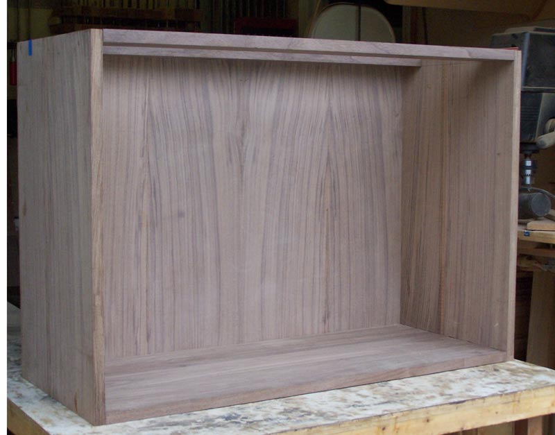 Cabinet showing back