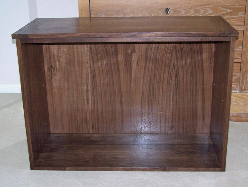 Cabinet w/ interior sprayed