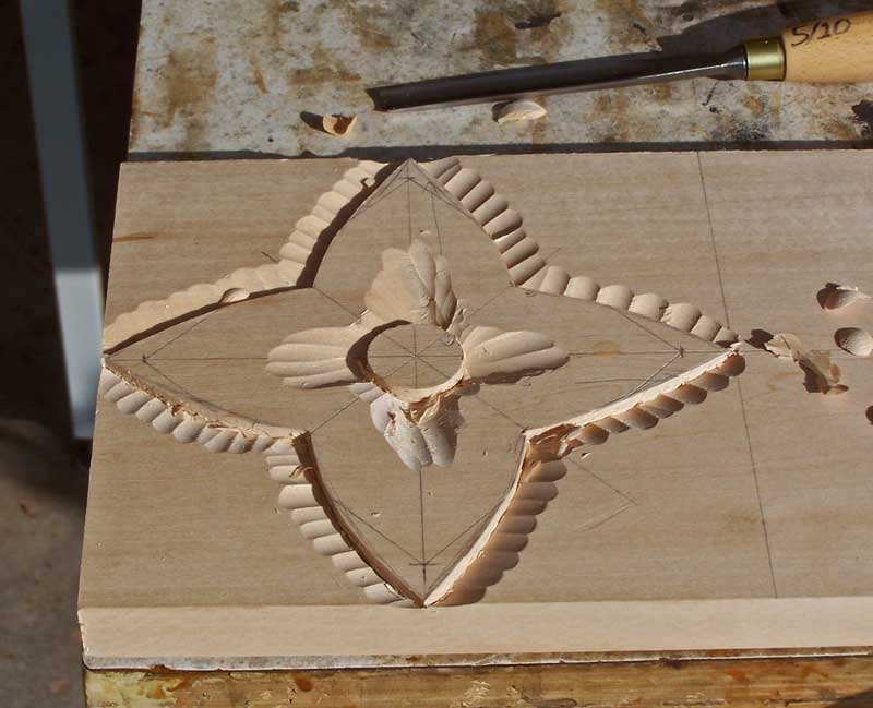 Start to shape the petals