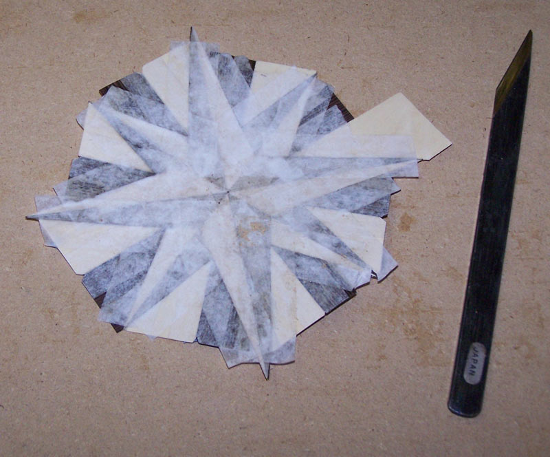 Put veneer tape on the new seams