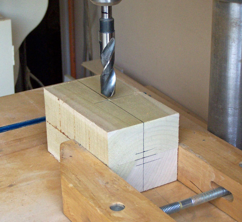 Drill a hole