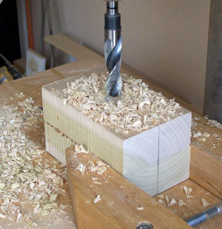 Drill a hole